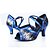abordables Zapatos de baile latino-Mujer Zapatos de baile Zapatos de Baile Latino / Zapatos de Jazz / Zapatillas de Baile Zapatilla Tacón Cuadrado Personalizables Azul / Dorado / Cuero / Entrenamiento