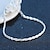 ieftine Bijuterii de Corp-Brățară Gleznă Simplu stil minimalist Mic Pentru femei Bijuterii de corp Pentru Casual Zilnic Articole de ceramică Argintiu