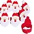 baratos Decorações de Natal-4pçs conjunto de não-tecidos guardanapo de Santa anel Natal guardanapo