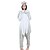 ieftine Pijamale Kigurumi-Adulți Pijama Kigurumi Leu Leu de mare Pijama Întreagă Mink catifea Argintiu Cosplay Pentru Bărbați și femei Sleepwear Pentru Animale Desen animat Festival / Sărbătoare Costume