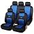 halpa Istuinsuojat-CARPASS Istuinsuojat autoon Istuinkannet Sininen / Beesi / Harmaa tekstiili Yleinen Käyttötarkoitus Universaali 1998 / 2002 / 2005