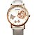 voordelige Trendy Horloge-Heren Kinderen Polshorloge Modieus horloge Kwarts / Vrijetijdshorloge Leer Band Amulet Vintage Informeel Zwart Wit Rood Bruin