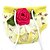 preiswerte Hundekleidung-Katze Hund Hosen Welpenkleidung Blume Lässig / Alltäglich Hundekleidung Welpenkleidung Hunde-Outfits Gelb Rosa Grün Kostüm für Mädchen und Jungen Hund Baumwolle S M L XL