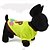 baratos Roupa para Cães-Cães Moletom Amarelo Verde Roupas para Cães Inverno Primavera/Outono Animal Fofo Casual