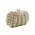 cheap Clutches &amp; Evening Bags-Women&#039;s Crystal / Rhinestone Metal Evening Bag Floral Print Golden / Rose Gold / Black