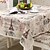 abordables Nappes-Carré Fleur Avec motifs Nappes de table , Coton mélangé Matériel Hotel Dining Table Tableau Dceoration