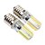 abordables Ampoules électriques-1pc 4 W Ampoules Maïs LED 400 lm E12 E17 BA15D T 80 Perles LED SMD 3014 Intensité Réglable Décorative Blanc Chaud Blanc Froid 220-240 V 110-130 V / 1 pièce / RoHs