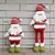 abordables Decoraciones navideñas-Muñeco de nieve de santa claus muñecos de navidad decoraciones de navidad para el hogar retráctil juguete de pie regalo de la fiesta de cumpleaños niños natal