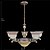 cheap Chandeliers-Vintage Retro Traditional/Classic Candle Style Chandelier Ambient Light For Living Room Bedroom Dining Room Study Room/Office Hallway