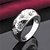baratos Anéis-Maxi anel Anel Prata de Lei Prata Jóias Para Diário Casual 1peça