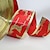 abordables Décorations de Noël-1pc 5cm ruban décoratif larges fournitures noël noël rouge phnom or penh ruban arbre de Noël de cerfs