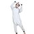 billige Kigurumi-pysjamas-Adults&#039; Kigurumi Pajamas Koala Onesie Pajamas Velvet Mink Gray Cosplay For Men and Women Animal Sleepwear Cartoon Festival / Holiday Costumes