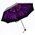 tanie Parasolki-Purpurowy Parasolka Składana Parasol przeciwsłoneczny Plastic Chodzik