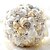 cheap Wedding Flowers-Wedding Flowers Bouquets Wedding / Party / Evening Taffeta / Spandex / Bead 11.02&quot;(Approx.28cm) Christmas