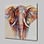 ieftine Picturi cu Animale-oljemålning handmålad popkonst modern sträckt duk med sträckt ram