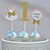 cheap Cake Toppers-Cake Topper Beach Theme Hearts Card Paper Birthday with Bowknot 1 pcs OPP