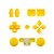 Недорогие Аксессуары для PS3-Контроллер замена комплект кейс сборка Комплект для PS3 желтый / синий / зеленый