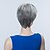 זול פאות ללא כיסוי משיער אנושי-שיער אדם פאה ישר ישר אפור הבינוני אובורן בינוני Auburn / Bleach בלונדינית 10 inch