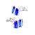 baratos Acessórios Masculinos-Botões de Punho Estiloso Cristal Liga Broche Jóias Azul Para Casamento Ocasião Especial Escritório / Carreira Diário Casual Formal / Não-Personalizado