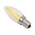 levne Žárovky-1.5 W LED kulaté žárovky 80-100 lm E12 T 2 LED korálky COB Ozdobné Teplá bílá 220-240 V / 1 ks