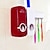 זול ארגון אמבטיה-גאדג&#039;ט לאמבטיה Multi-function רב שימושי אחסון מודרני פלסטי יחידה 1 - חדר אמבטיה מברשת שיניים ואביזרים מותקן על הקיר