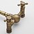 cheap Bathroom Sink Faucets-Bathroom Sink Faucet - Standard / Wall Mount Antique Copper Centerset Two Holes / Two Handles Two HolesBath Taps