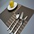 preiswerte Küchen- &amp; Tischwäsche-2pcs europäischen Stil-Qualität PVC-Speiseuntersetzer Tischsets (12 &quot;x18&quot;)