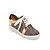 preiswerte Damen-Sneaker-Damen Schuhe Glanz Frühling Sommer Herbst Sneakers Walking Plattform Runde Zehe Paillette Schnürsenkel für Normal Party &amp; Festivität Gold