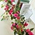 abordables Flores artificiales-Flores Artificiales 1 Rama Estilo Pastoral Rosas Flor de Pared