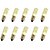 billige Elpærer-10pcs 300-360lm E14 / G9 / G4 LED Bi-pin Lights T 51LED LED Beads SMD 2835 Decorative Warm White / Cold White 220V / 110V / 220-240V