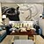 abordables Murales de pared-mural papel tapiz etiqueta de la pared revestimiento de impresión adhesivo requerido 3d efecto de relieve caballo lienzo decoración del hogar