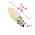 levne Žárovky-1.5 W LED kulaté žárovky 80-100 lm E12 T 2 LED korálky COB Ozdobné Teplá bílá 220-240 V / 1 ks