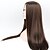 halpa Synteettiset trendikkäät peruukit-Synteettiset peruukit Suora Suora Peruukki Pitkä Hyvin pitkä Beige Synteettiset hiukset Naisten Ruskea