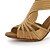 cheap Latin Shoes-Women&#039;s Latin Shoes / Jazz Shoes / Salsa Shoes Satin Gore Sandal / Heel Ruffles Stiletto Heel Customizable Dance Shoes Khaki / Indoor / Performance / Practice / Professional