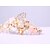 billige Bryllupshodeplagg-Imitert Perle Harpiks Strass Legering Diademer Hodeplagg