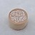 cheap Papercrafts-Vintage Floral Pattern Word Round Wooden Rubber Stamp(Thank you)