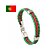 cheap Bracelets-Men&#039;s Leather Bracelet woven Ladies Fashion Leather Bracelet Jewelry Green / Red / Red / White / Red / Yellow For Christmas Gifts Daily Casual / Titanium Steel