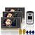 cheap Video Door Phone Systems-TMAX® 7&quot; TFT Wired Doorbell Video Intercom Door Phone System RFID Keyfob 600TVL HD IR Camera (1Camera to 3Monitors)