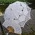billige Paraplyer til bryllup-Post Håndtak Blonde Bryllup / Strand Paraply Paraplyer 30.7 tommer (ca. 78cm)