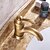 お買い得  浴室・洗面台用水栓金具-バスルームのシンクの蛇口 - Standard アンティーク銅 組み合わせ式 シングルハンドルつの穴Bath Taps