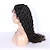 cheap Human Hair Wigs-Unprocessed Human Hair Glueless Lace Front Wig style Brazilian Hair Curly Wig 130% Density with Baby Hair Natural Hairline Women&#039;s Long Human Hair Lace Wig