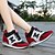 cheap Women&#039;s Sneakers-Women&#039;s Athletic Shoes Platform / Wedge Heel Round Toe Lace-up Suede Walking Shoes Spring / Fall Black / Red / Gray