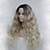 cheap Premium Synthetic Lace Wigs-Synthetic Lace Front Wig Wavy Kardashian Wavy Layered Haircut Lace Front Wig Blonde Ombre Long Blonde Synthetic Hair Women&#039;s Dark Roots Natural Hairline Blonde Ombre