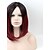 abordables Perruques Synthétiques Sans Bonnet-Perruque Synthétique Droit Style Sans bonnet Perruque Rouge Rouge Cheveux Synthétiques Femme Rouge Perruque Court Perruque Naturelle