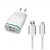 cheap Fast Chargers-Home Charger USB Charger EU Plug Fast Charge / Charger Kit 2 USB Ports 3.1 A for