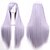 cheap Costume Wigs-Cosplay Costume Wig Synthetic Wig Cosplay Wig Straight Straight With Bangs Wig Blonde Long Flaxen Water Blue Smoke Blue Navy Blue Grey Synthetic Hair Women&#039;s Side Part Black Blue Blonde