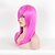 halpa Synteettiset trendikkäät peruukit-Synteettiset peruukit Suora Vaaleanpunainen Synteettiset hiukset Vaaleanpunainen Peruukki Naisten Lyhyt Pinkki