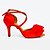 baratos Sapatos de Dança Latina-Sapatos de Dança(Vermelho) -Feminino-Personalizável-Latina Moderna Salsa
