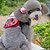 お買い得  犬用旅行グッズ-ネコ 犬 犬パック 携帯用 キュート ファブリック レッド