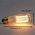 billige Glødelamper-1pc 40 W E26 / E27 ST58 Varm hvit 2300 k Kontor / Bedrift / Mulighet for demping / Dekorativ Glødende Vintage Edison lyspære 220-240 V